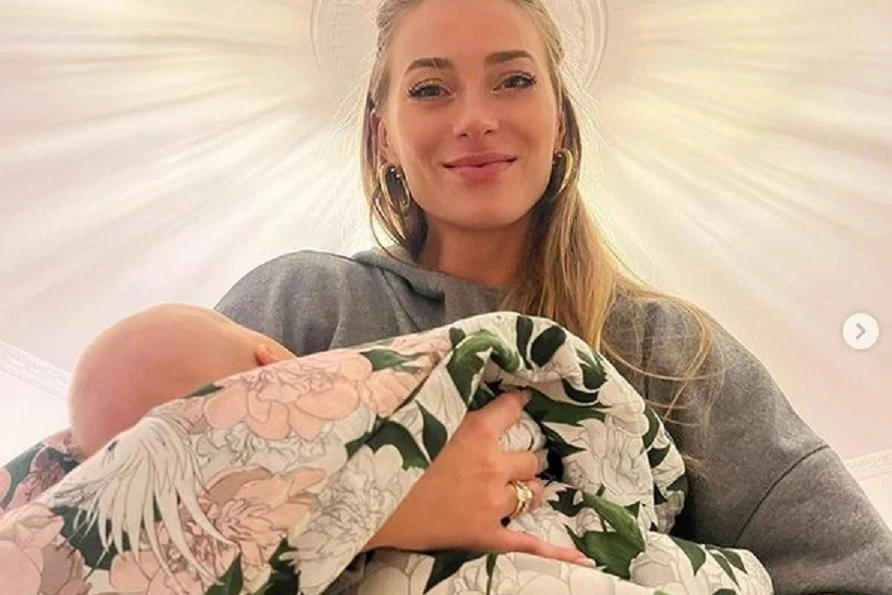 Marcelina Zawadzka z siostrzenicą