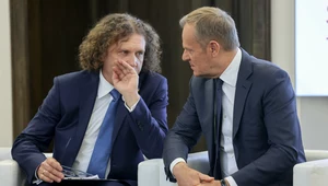 Jacek Karnowski i Donald Tusk