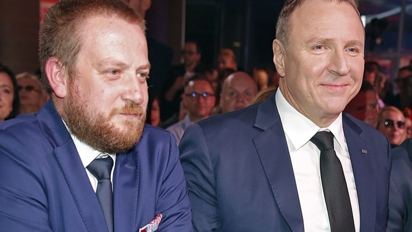 Mateusz Matyszkowicz, aktualny prezes TVP oraz Jacek Kurski, którego na tym stanowisku zastąpił Mateusz Matyszkowicz, aktualny prezes TVP oraz Jacek Kurski, którego na tym stanowisku zastąpił