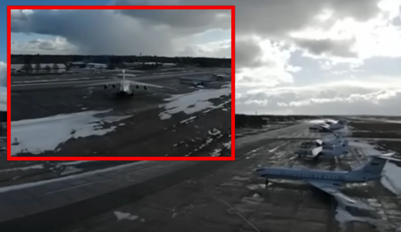 Na tym lotnisku nie ma żywej duszy. Na rosyjskim A50 można wylądować dronem i nikt nie reaguje Na tym lotnisku nie ma żywej duszy. Na rosyjskim A50 można wylądować dronem i nikt nie reaguje