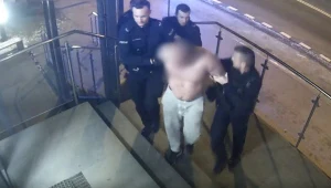 Policjanci szybko zatrzymali agresora 