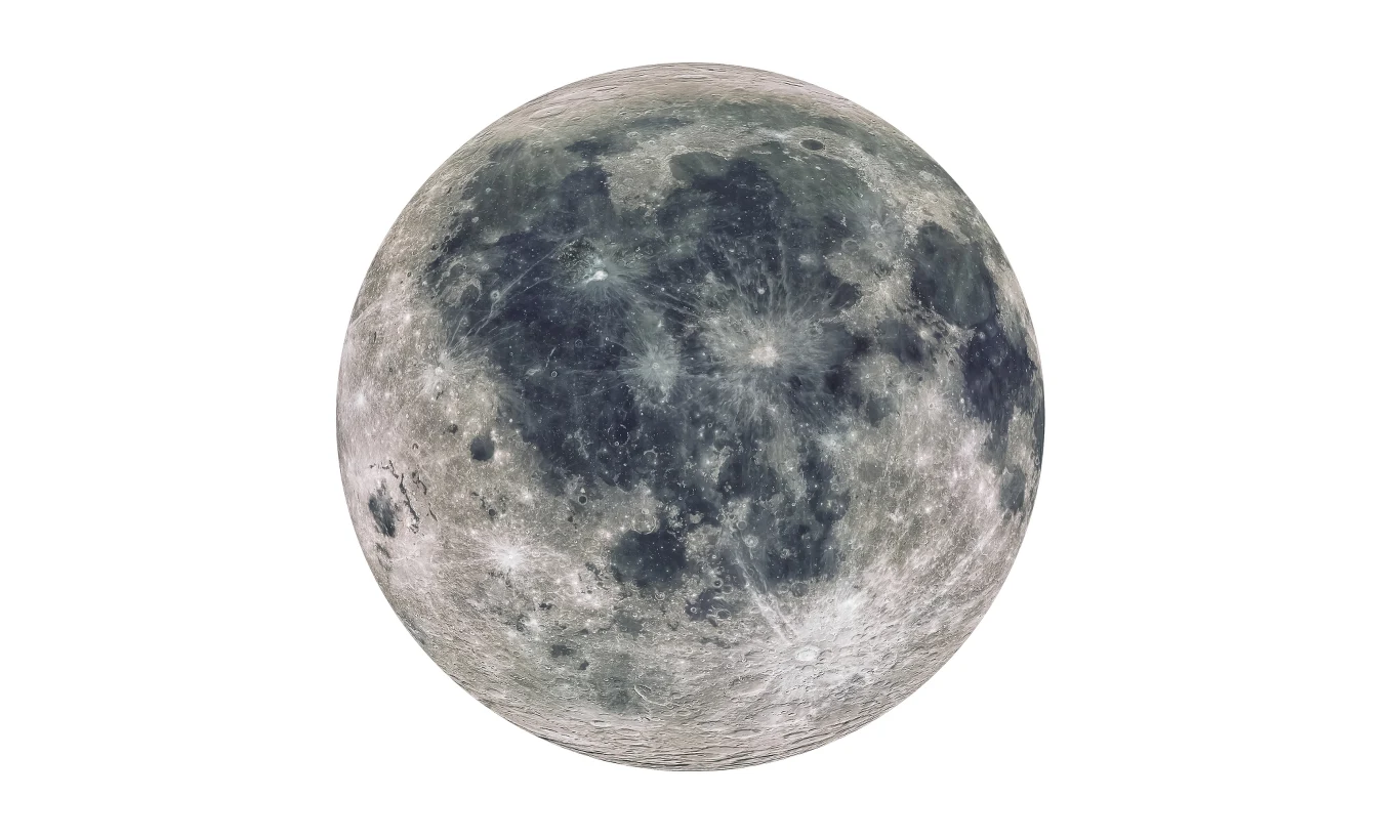 Marcowa pełnia księżyca już dzisiaj! Krater na środku zdjęcia nosi imię Mikołaja Kopernika i jest dobrze widoczny nawet przez lornetkę.