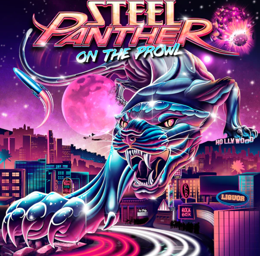 Okładka płyty "On the Prowl" Steel Panther