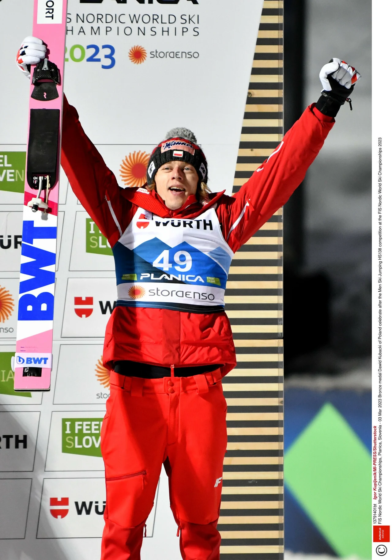 Dawid Kubacki zdobył brąz w Planicy