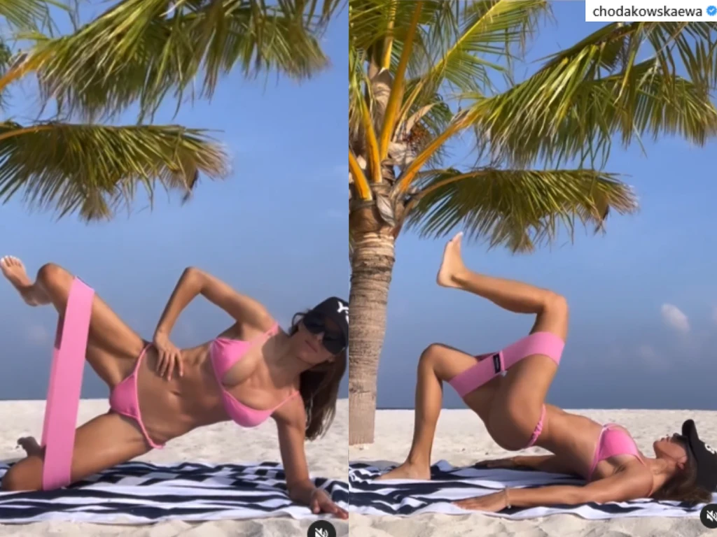 Chodakowska ćwiczy w wyciętych majtkach. Jej strój wywołał niesmak