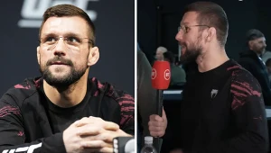 Mateusz Gamrot zaskoczył brytyjskich dziennikarzy mieszanką języka angielskiego i polskiego