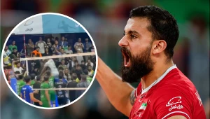 Skandal w półfinale. Siatkarz rzucił się na kibiców