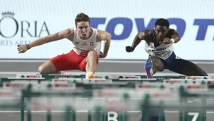 Jakub Szymański na bieżni