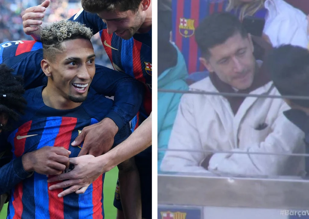 Raphinha / Robert Lewandowski Raphinha / Robert Lewandowski