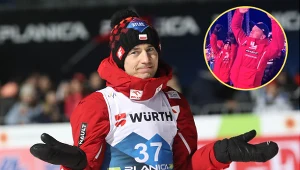 Kamil Stoch medalu w Planicy nie zdobył, ale świętował sukces Dawida Kubackiego