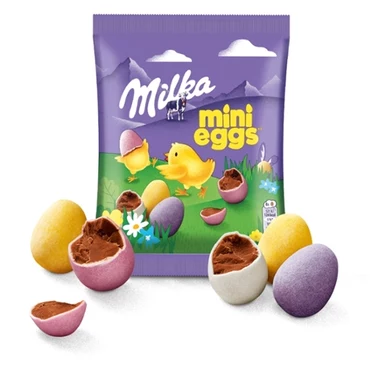 Milka Mini Eggs Draże z czekolady mlecznej 100 g - 1