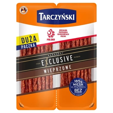 Tarczyński Kabanosy Exclusive wieprzowe 250 g (2 x 125 g) - 0