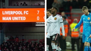 Angielskie media nie zostawiły suchej nitki na Manchesterze United po ich druzgocącej porażce 0:7 z Liverpoolem