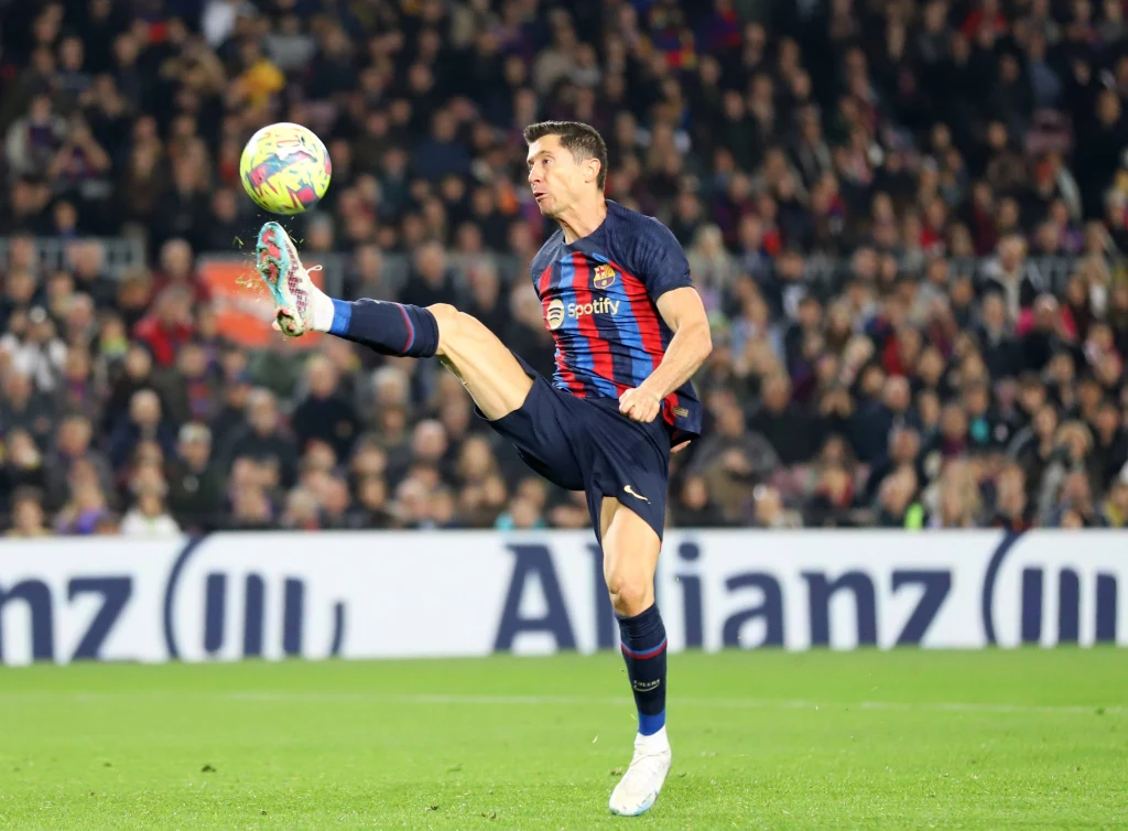 Robert Lewandowski w barwach FC Barcelona