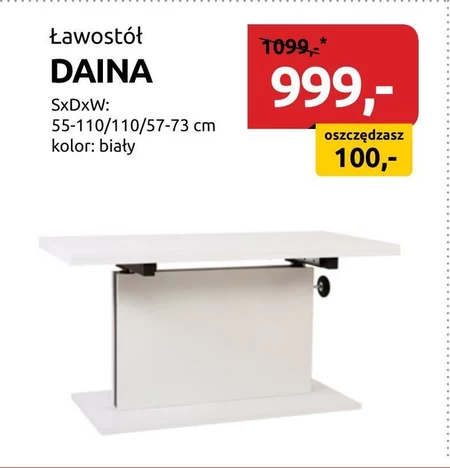 Ława Black Red White