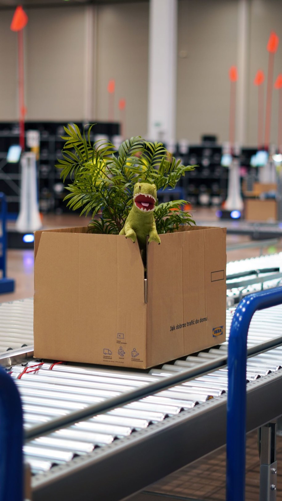 W nowym magazynie IKEA asystują roboty