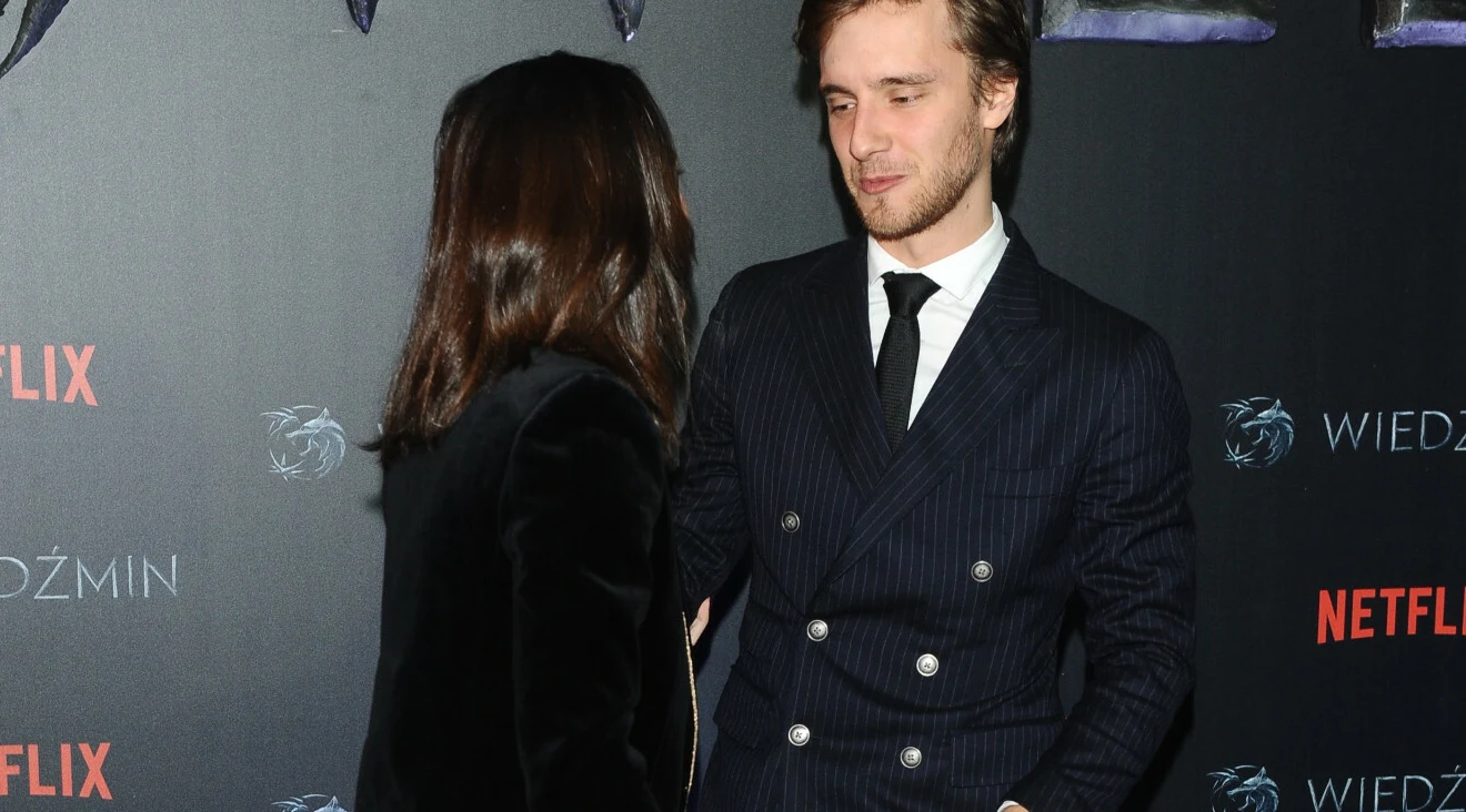 Maciej Musiał na premierze