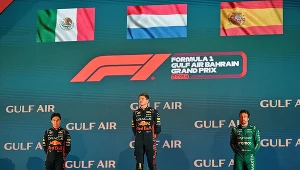Sergio Perez, Max Verstappen i Fernando Alonso