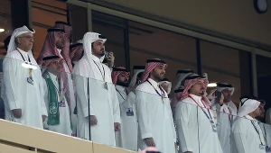 Saudyjscy szejkowie na stadionie