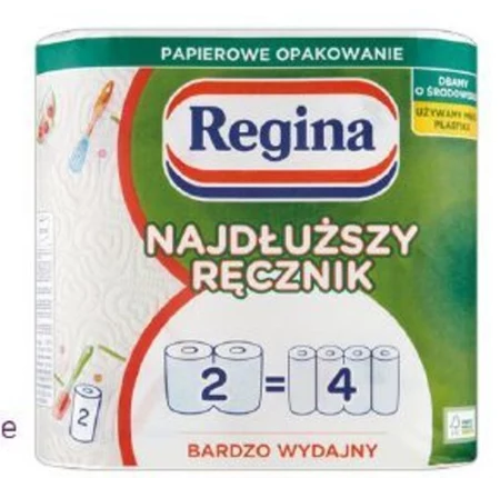 Regina Najdłuższy Ręcznik uniwersalny dekorowany 2 rolki