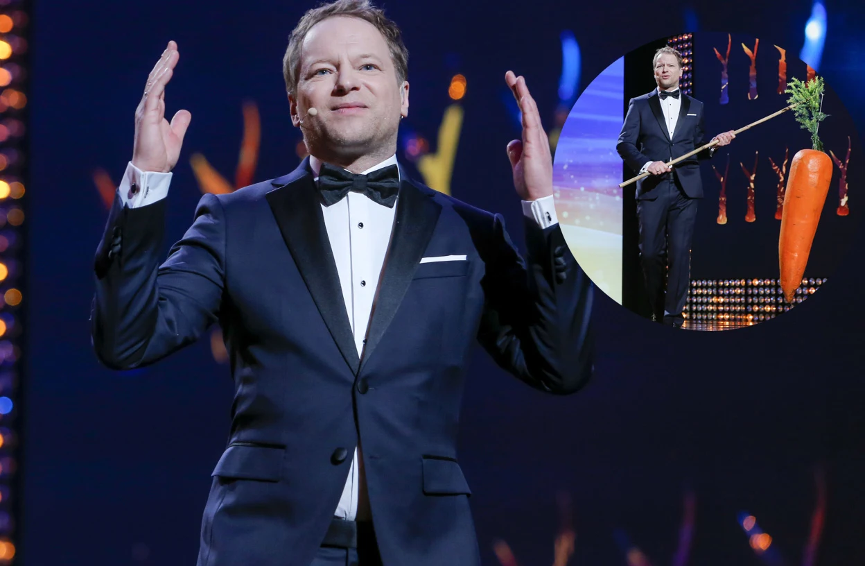 Maciej Stuhr na Gali Orły 2023 Maciej Stuhr na Gali Orły 2023