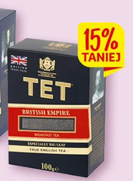 TET British Empire Breakfast Tea Herbata czarna liściasta 100 g
