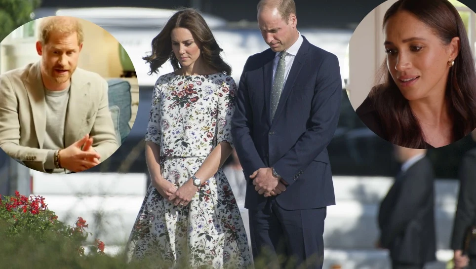 Kate i William oraz Meghan Markle i książę Harry