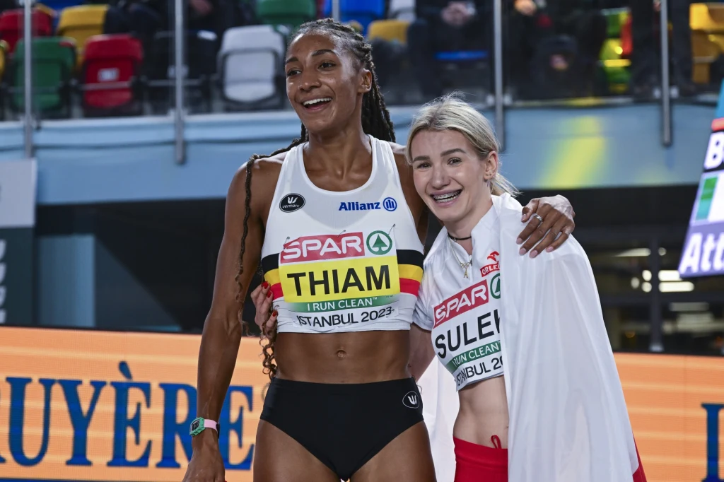 Nafissatou Thiam i Adrianna Sułek Nafissatou Thiam i Adrianna Sułek