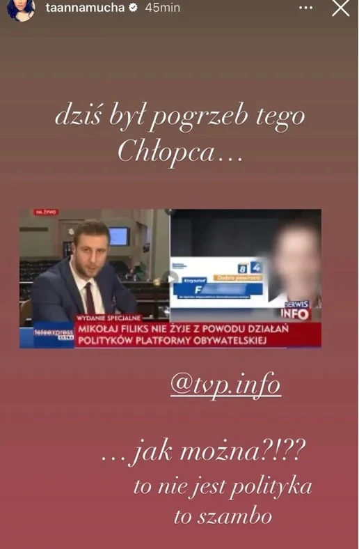 Anna Mucha nie mogła zdzierżyć pasków TVP! Anna Mucha nie mogła zdzierżyć pasków TVP!