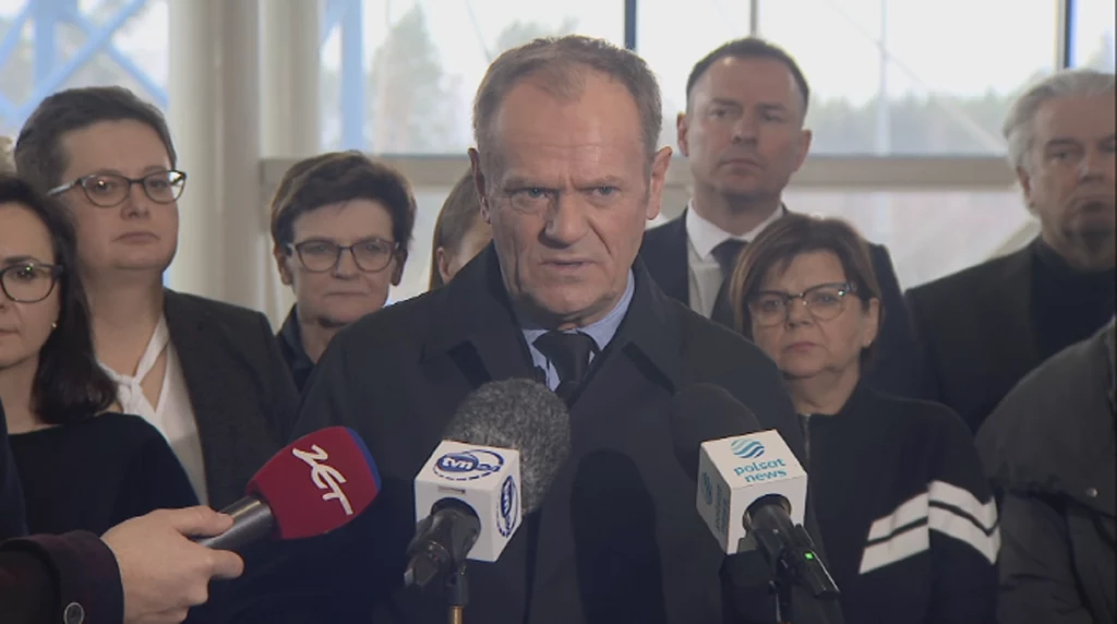 Donald Tusk po pogrzebie Mikołaja Filiksa Donald Tusk po pogrzebie Mikołaja Filiksa