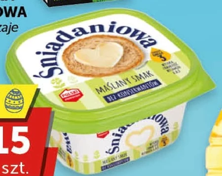Śniadaniowa Margaryna o zmniejszonej zawartości tłuszczu maślany smak 450 g