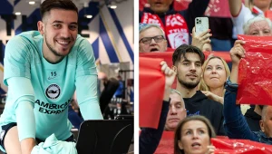 Jakub Moder trenuje na coraz wyższych obrotach, a jego postępami pochwaliło się Brighton