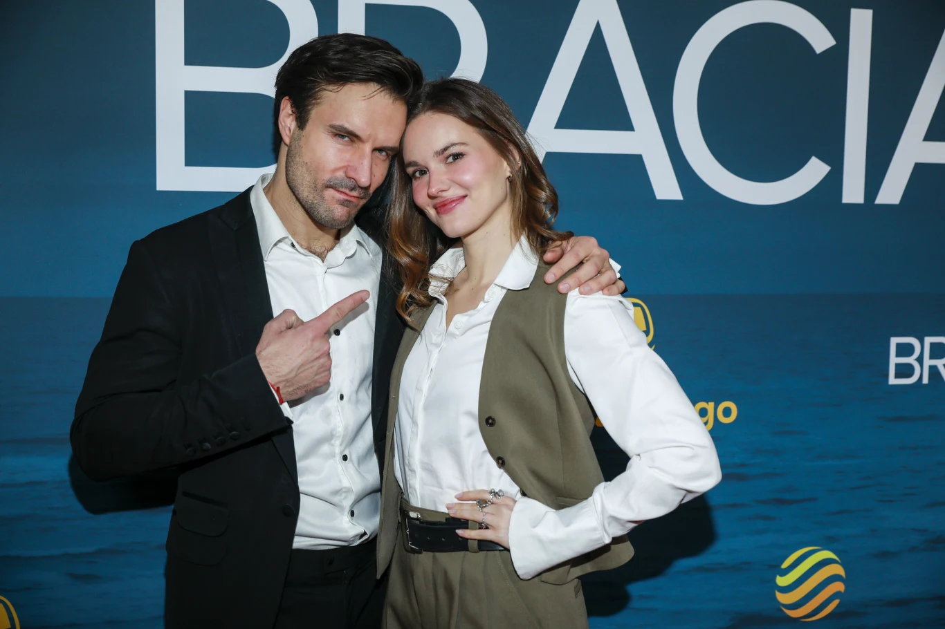 Piotr Stramowski na premierze "Braci" Piotr Stramowski na premierze "Braci"