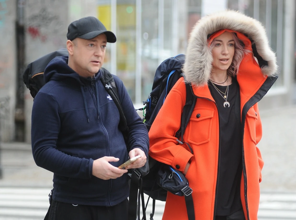 Czesław Mozil z żoną Dorotą Zielińską. Czesław Mozil z żoną Dorotą Zielińską.