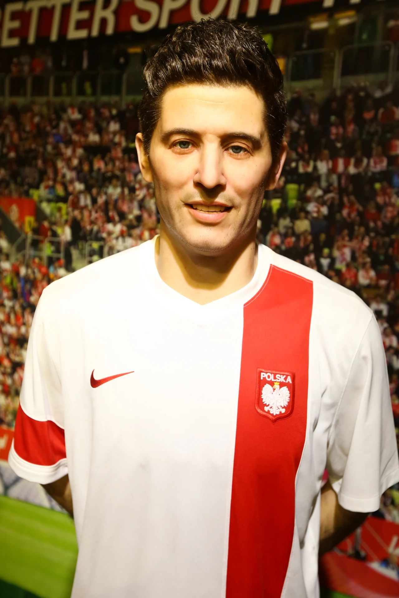 Robert Lewandowski jako figura woskowe w jednym z polskich muzeów Robert Lewandowski jako figura woskowe w jednym z polskich muzeów