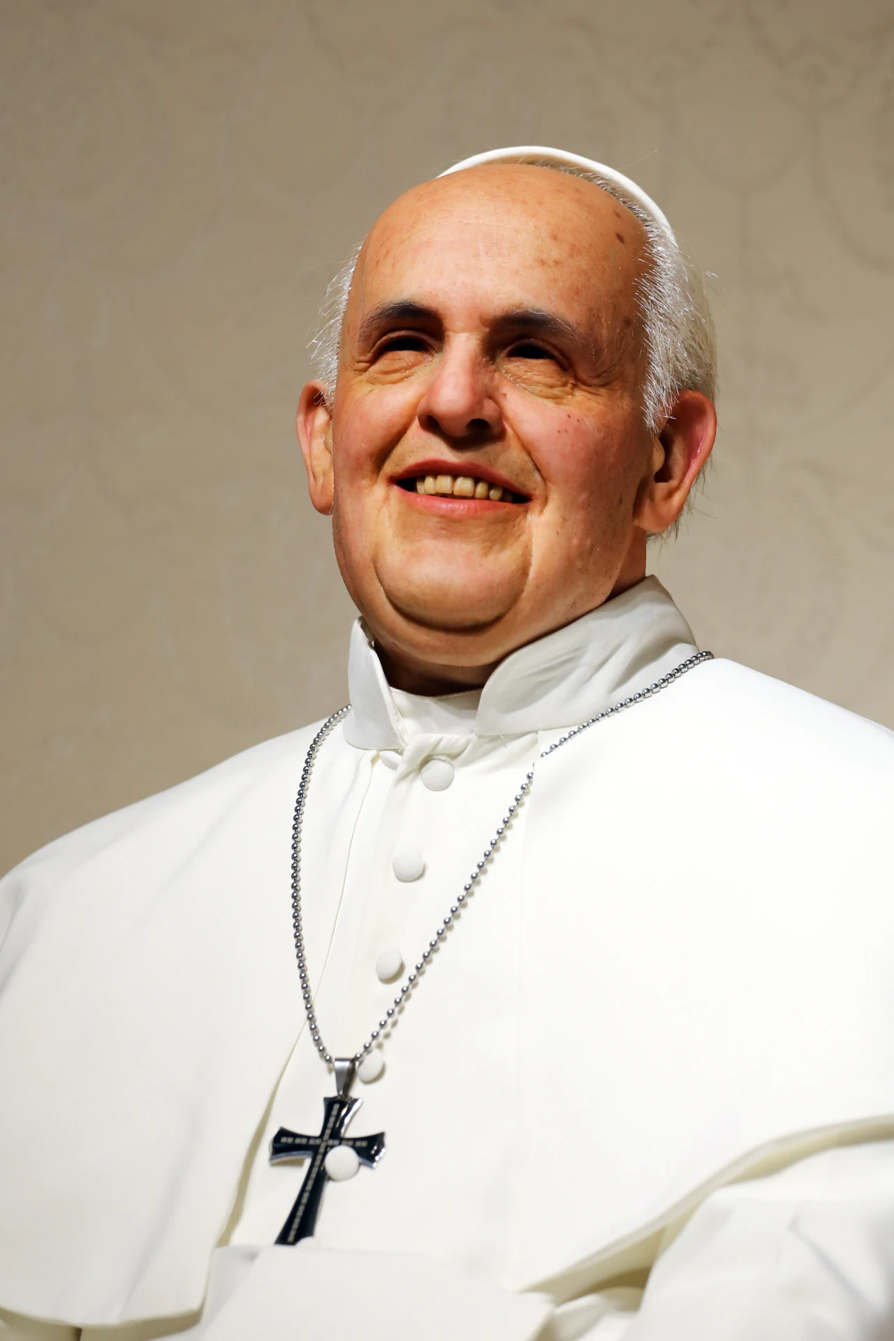 Papież franciszek jako figura woskowa w jednym z polskich muzeów Papież franciszek jako figura woskowa w jednym z polskich muzeów