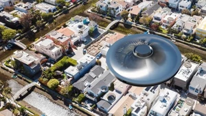 Dron do złudzenia przypomina latający spodek. Jeśli pojawi się na niebie, świadkowie będą przekonani, że obserwują UFO / grafika:  Letus Capital