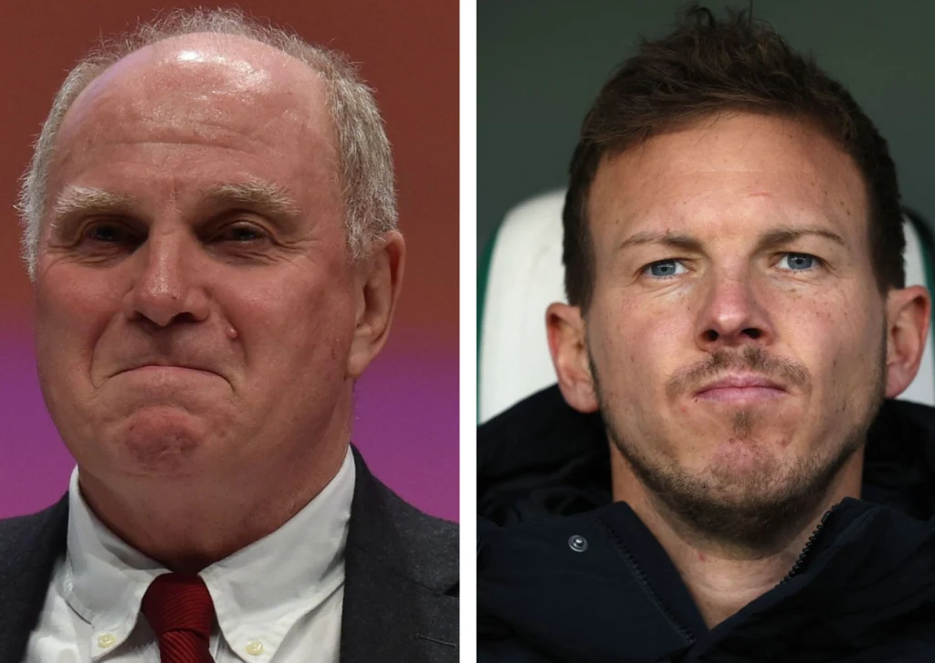 Uli Hoeness ostrożnie wypowiada się o przyszłości Juliana Nagelsmanna w Bayernie Uli Hoeness ostrożnie wypowiada się o przyszłości Juliana Nagelsmanna w Bayernie