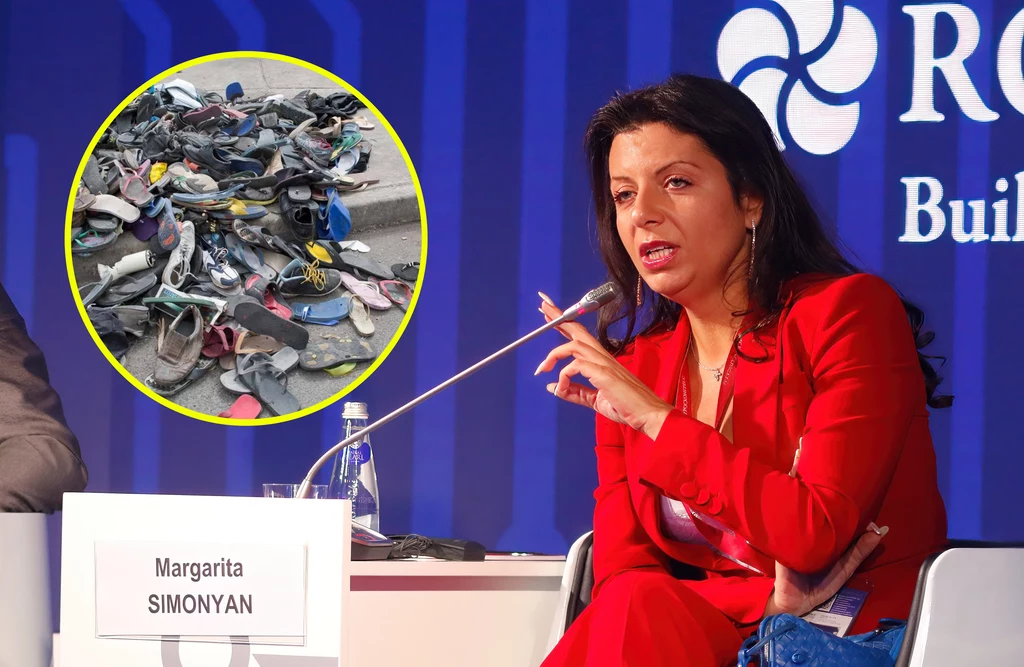 Margarita Simonian porównała Rosję do starych, śmierdzących kapci Margarita Simonian porównała Rosję do starych, śmierdzących kapci