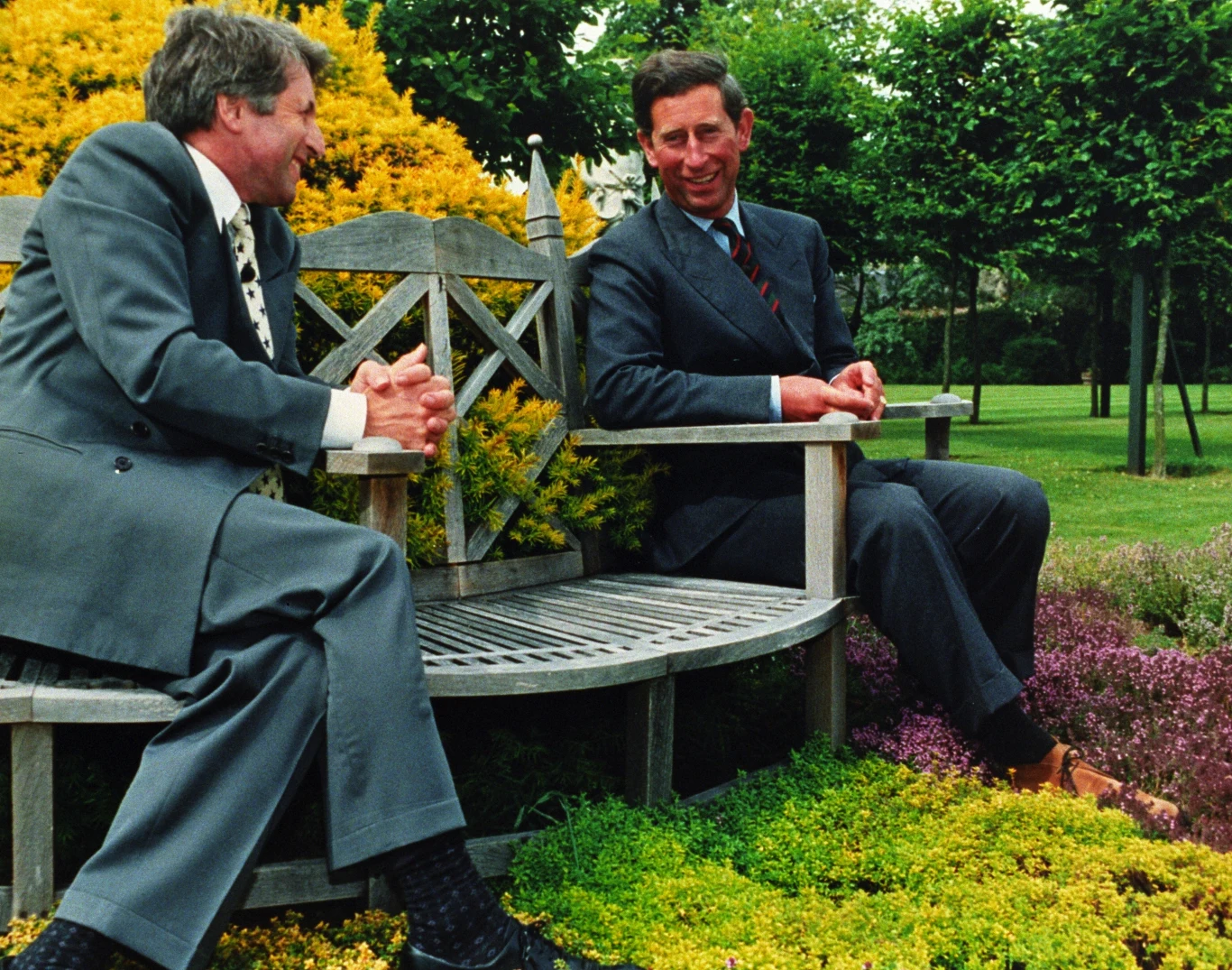 Książę Karol i Jonathan Dimbleby, rok 1994 Książę Karol i Jonathan Dimbleby, rok 1994