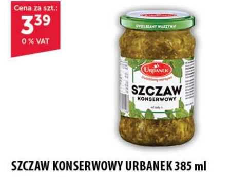 Urbanek Szczaw konserwowy 350 g