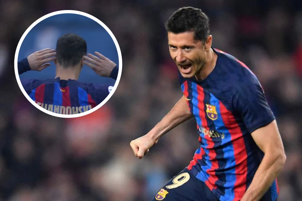 Robert Lewandowski w barwach FC Barcelona