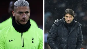 Richarlison (L) i Anotnio Conte (P)
