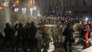 Protesty w Tbilisi