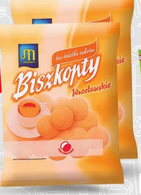 Mamut Biszkopty wrocławskie bez dodatku cukrów 100 g