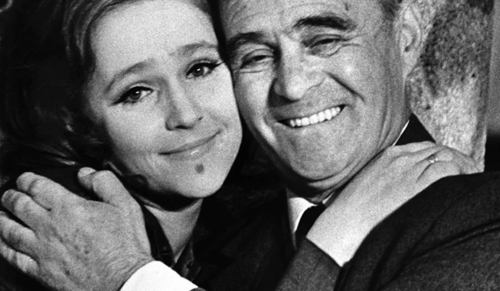 Adolf Dymsza z córką Anitą