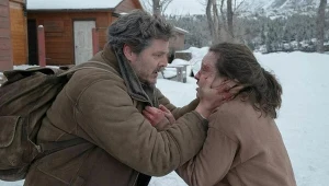 Pedro Pacal i Bella Ramsey w ósmym odcinku "The Last of Us" 