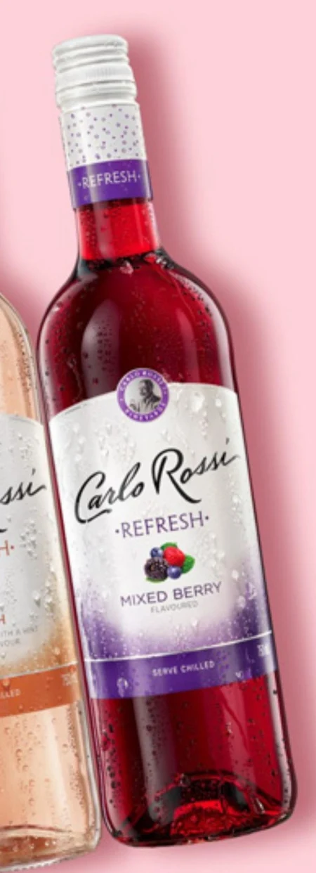 Carlo Rossi Refresh Mixed Berry Aromatyzowany napój na bazie wina 750 ml