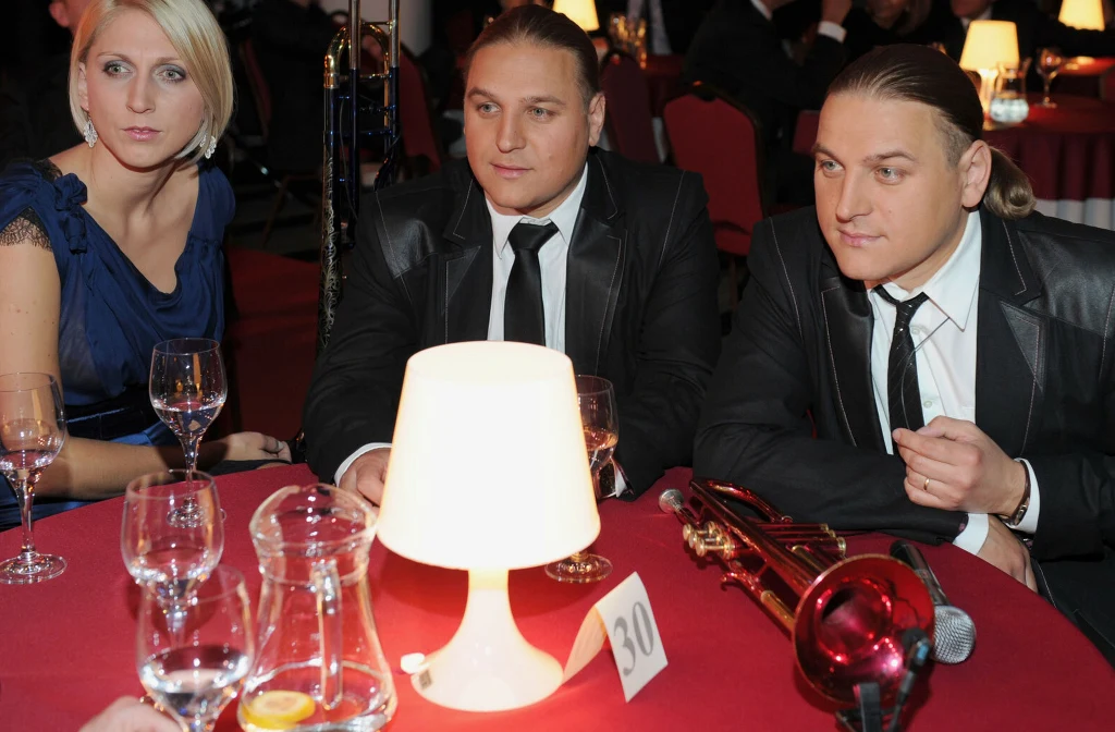 Katarzyna Golec z mężem i szwagrem Katarzyna Golec z mężem i szwagrem