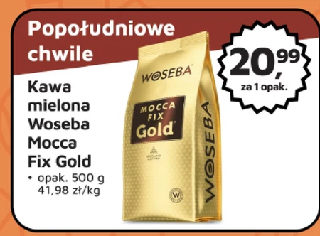 Woseba Mocca Fix Gold Kawa palona mielona 500 g